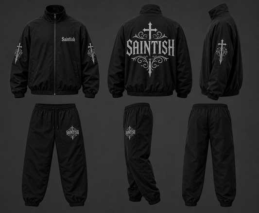 Saintish "BLACK CATHEDRAL" Tracksuit